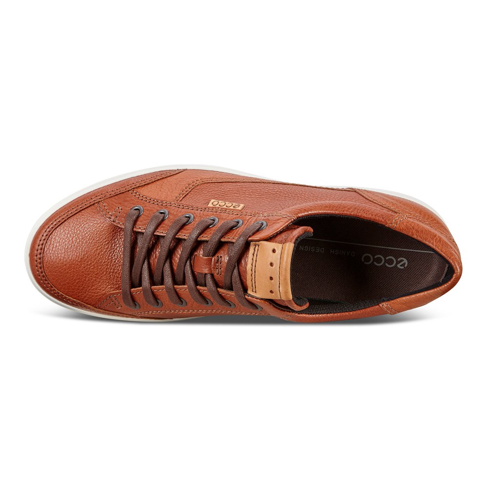 Tenis Hombre - ECCO Soft 7 Long Lace - Marrom - QAW257041